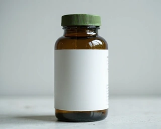 Botella de complejo multivitamínico