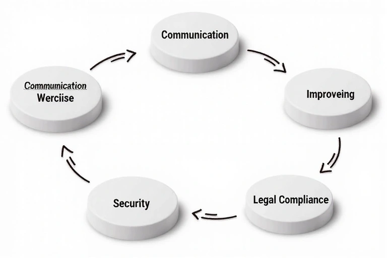 Diagrama de flujo que ilustra los diferentes usos de los datos recopilados.